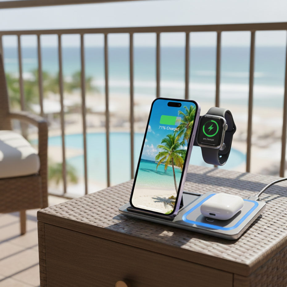 3 in 1 Wireless Charging Station