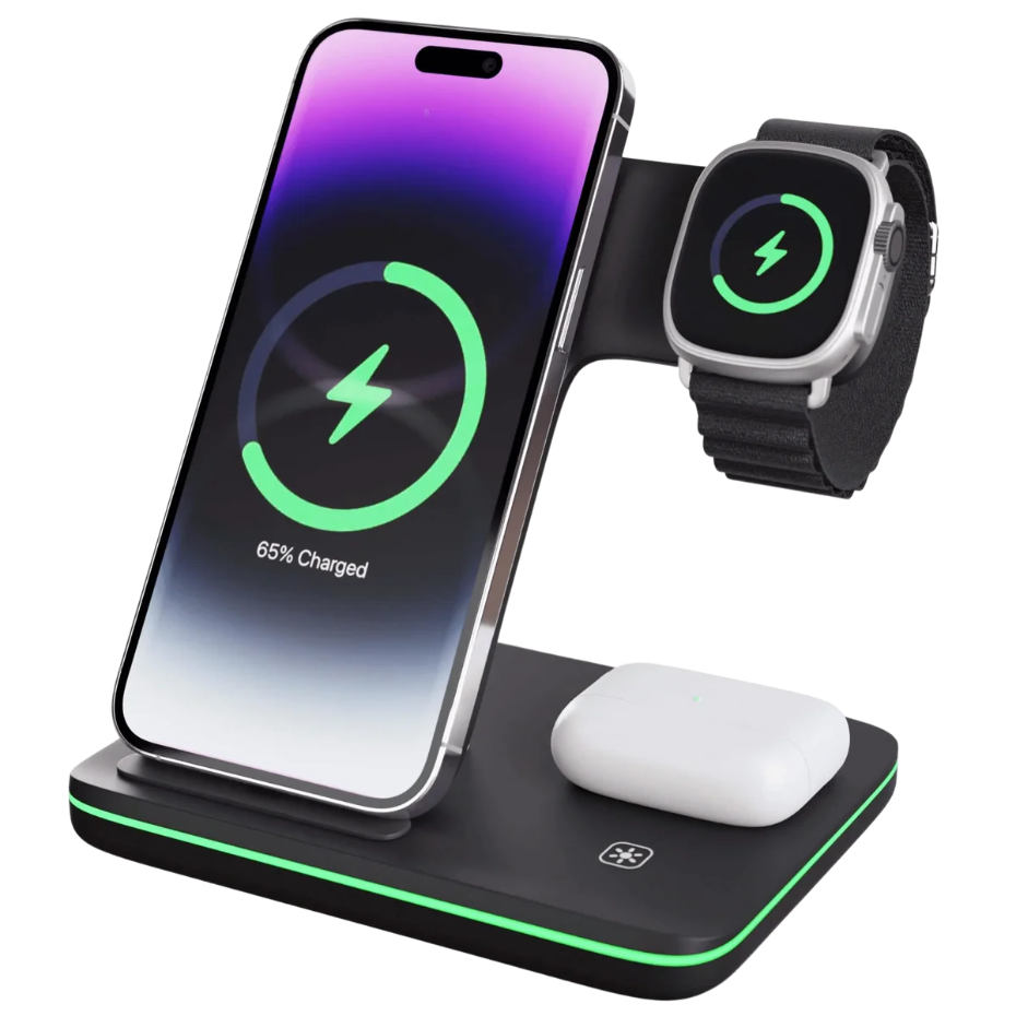 3 in 1 Wireless Charging Station